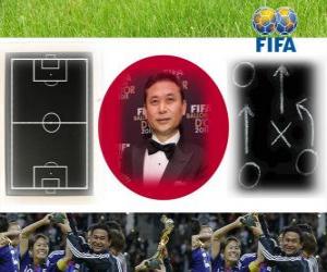 yapboz Antrenör yıl FIFA 2011 Bayanlar Futbol kazanan Norio Sasaki